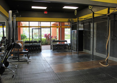 internal view of the gym